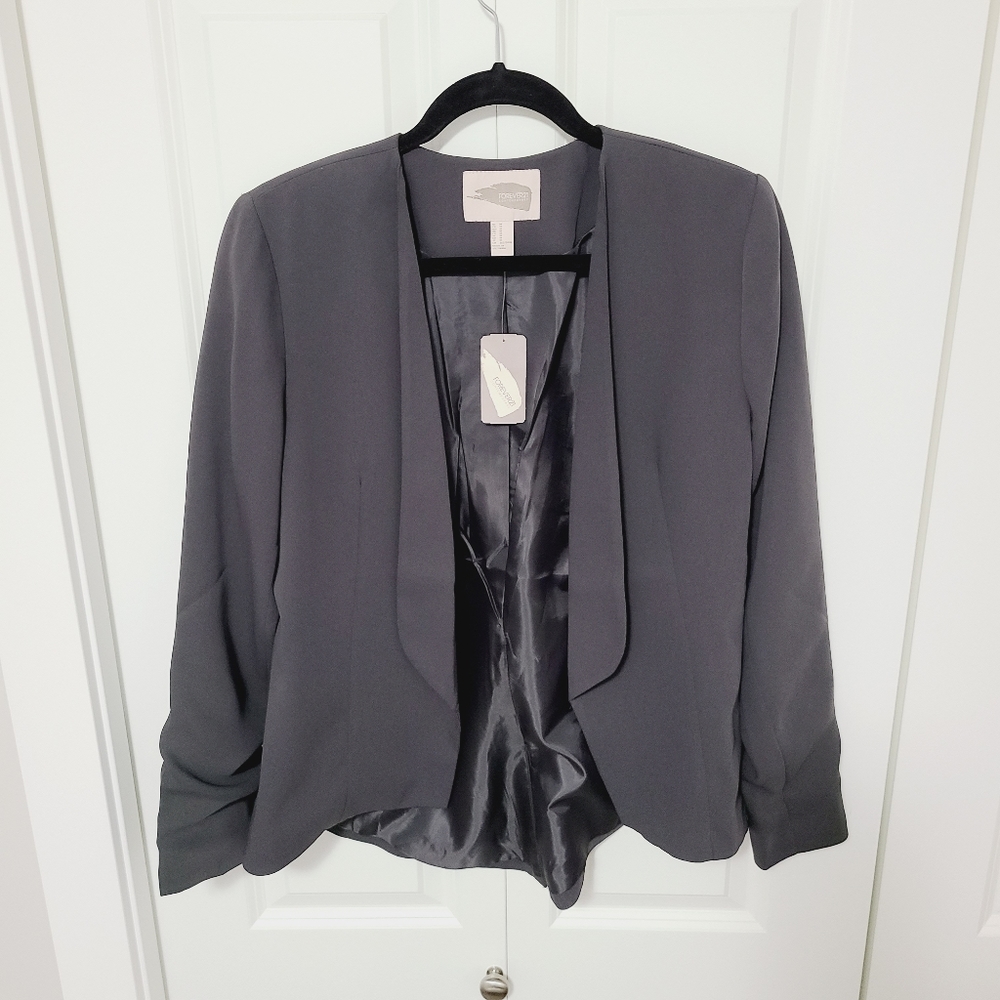 New! Charcoal Gray Blazer